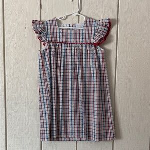 The Beaufort Bonnet Co Girls Seersucker Dress size 7